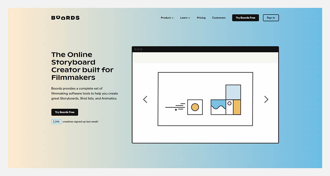 Boords - The Ultimate Online Storyboard Creator