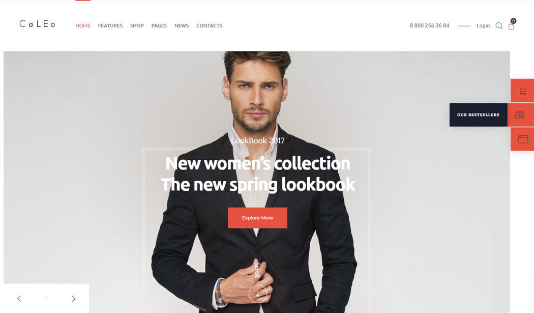 A Stylish Fashion Clothing Store WordPress Theme