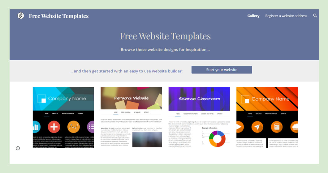 Free Website Templates