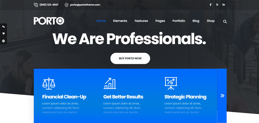 Porto Multipurpose Website Template