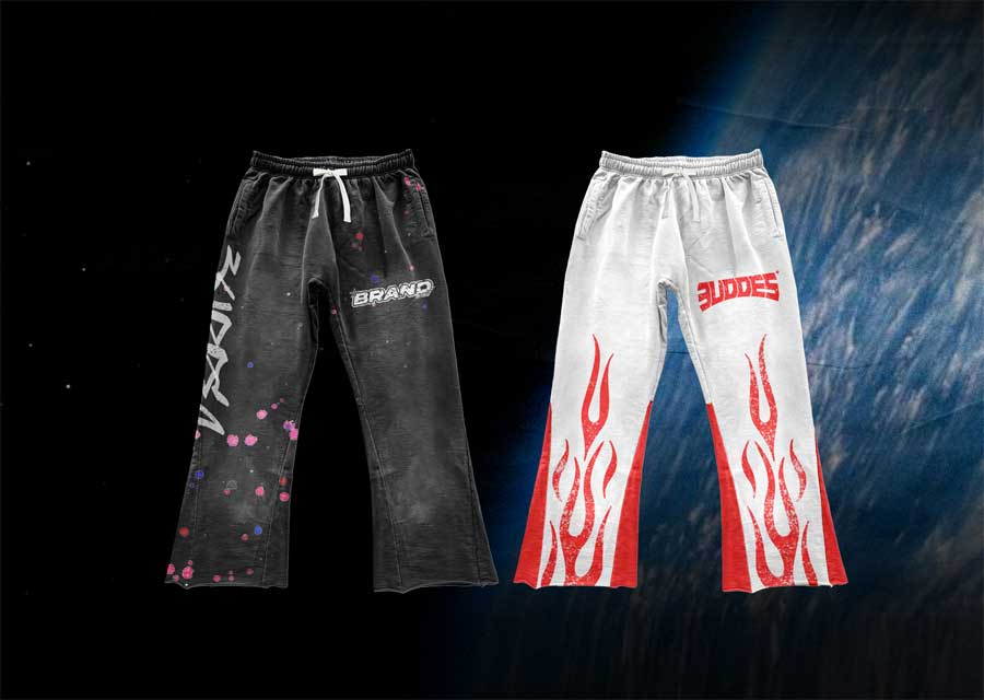 Flared Sweatpant Mockups