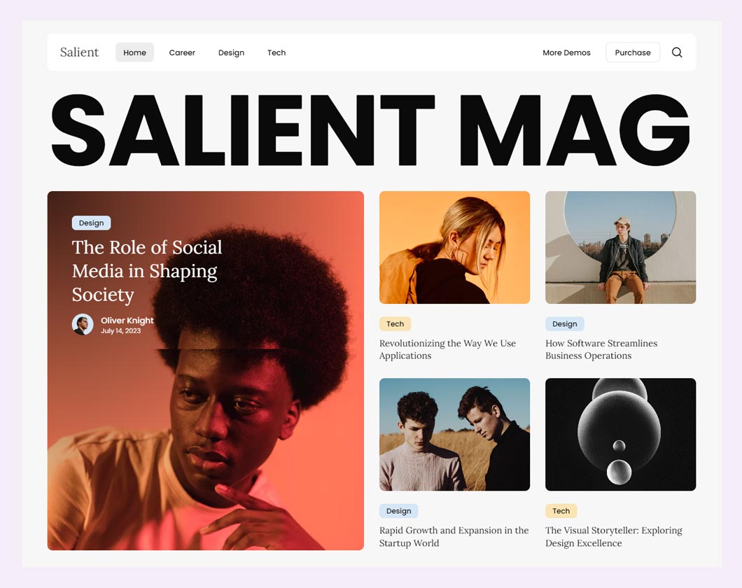 Salient Mag WordPress Theme