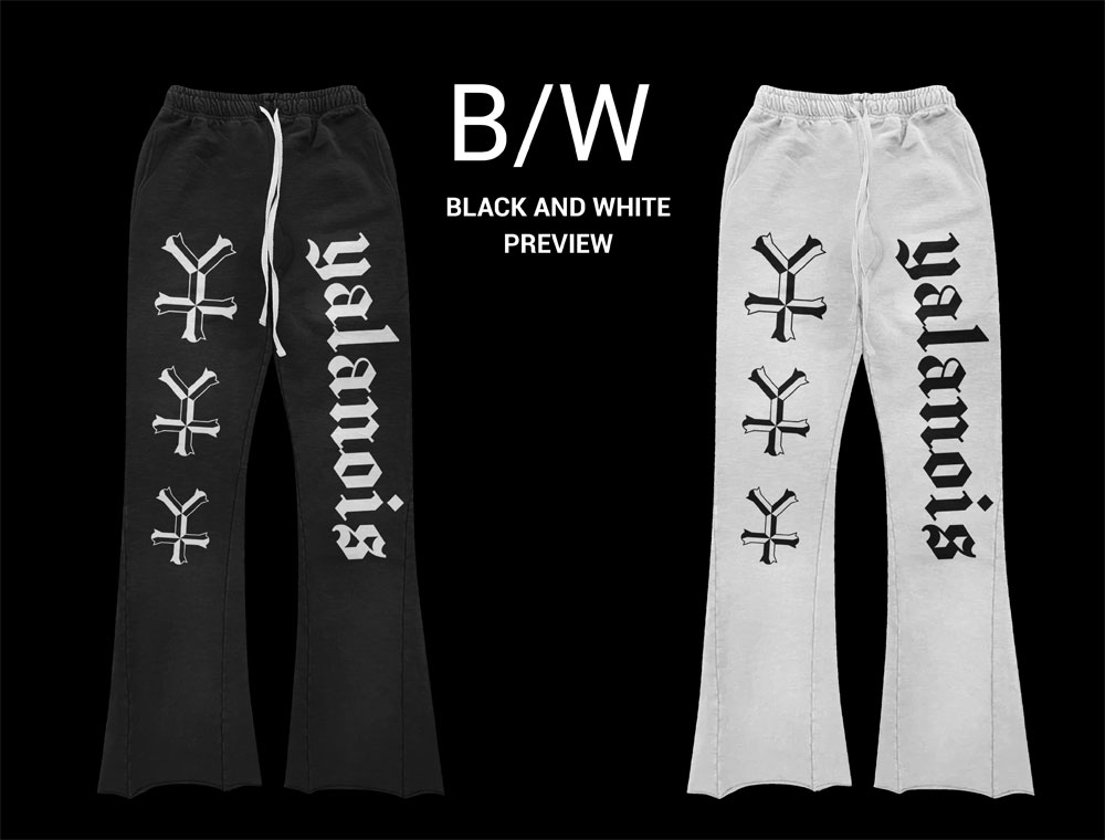 flares sweatpants mockup