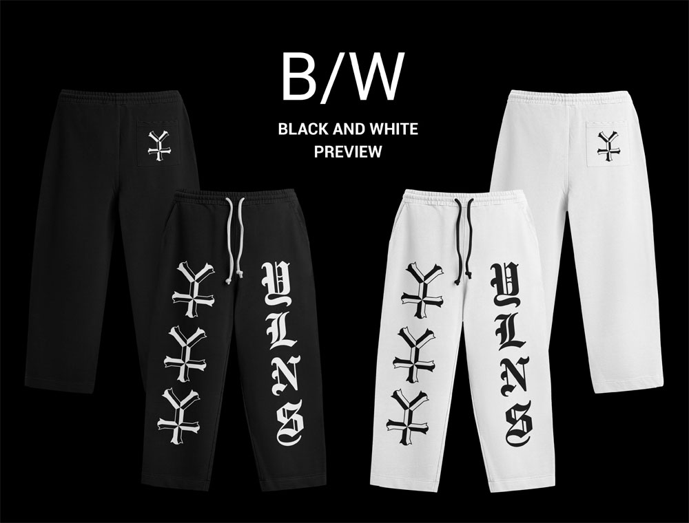 loose sweatpants mockup